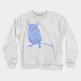 Blue watercolour gerbil Crewneck Sweatshirt